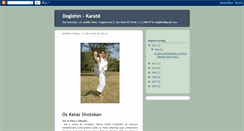 Desktop Screenshot of dogishinkarate.blogspot.com