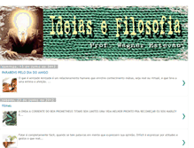 Tablet Screenshot of ideiasefilosofia.blogspot.com