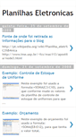 Mobile Screenshot of blogdasplanilhaseletronicas.blogspot.com