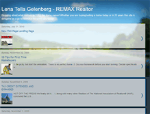 Tablet Screenshot of lenagrealtor.blogspot.com