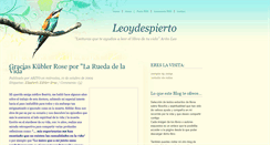 Desktop Screenshot of leoydespierto.blogspot.com