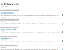 Tablet Screenshot of noordinarylight.blogspot.com