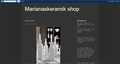 Desktop Screenshot of marianaskeramikshop.blogspot.com