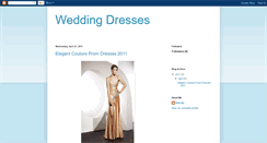 Desktop Screenshot of mostweddingdresses.blogspot.com