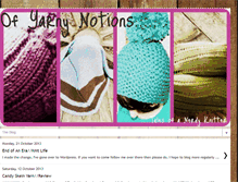Tablet Screenshot of knittingv.blogspot.com