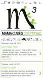 Mobile Screenshot of mamacubedcreations.blogspot.com