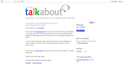 Desktop Screenshot of googletalk.blogspot.com