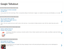 Tablet Screenshot of googletalk.blogspot.com