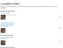 Tablet Screenshot of laboiteavomi.blogspot.com