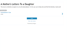 Tablet Screenshot of mothersletter.blogspot.com