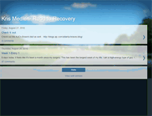 Tablet Screenshot of krismedlen.blogspot.com
