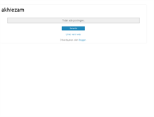Tablet Screenshot of akhiezam.blogspot.com