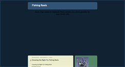 Desktop Screenshot of fishingreels1.blogspot.com