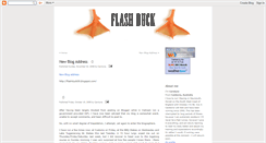 Desktop Screenshot of flashduck.blogspot.com