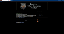 Desktop Screenshot of blackopsmilsim.blogspot.com