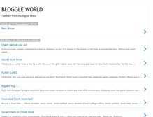 Tablet Screenshot of bloggleworld.blogspot.com