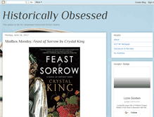 Tablet Screenshot of historicallyobsessed.blogspot.com