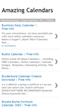 Mobile Screenshot of amazing-calendars.blogspot.com