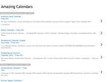 Tablet Screenshot of amazing-calendars.blogspot.com