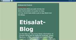 Desktop Screenshot of etisalat-blog.blogspot.com