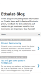 Mobile Screenshot of etisalat-blog.blogspot.com
