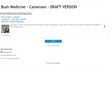 Tablet Screenshot of bush-medicine.blogspot.com