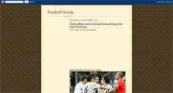 Desktop Screenshot of football-gossip1.blogspot.com