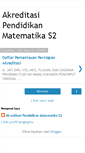 Mobile Screenshot of akreditasipendidikanmatematikas2.blogspot.com