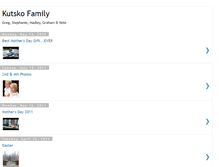 Tablet Screenshot of kutskofamily.blogspot.com