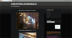 Desktop Screenshot of creationlauriginale.blogspot.com