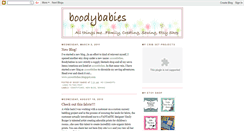 Desktop Screenshot of boodybabies.blogspot.com