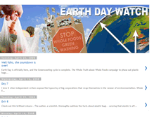 Tablet Screenshot of earthdaywatch.blogspot.com