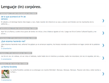 Tablet Screenshot of lenguajecorporeo.blogspot.com