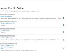 Tablet Screenshot of masterpsychiconline.blogspot.com
