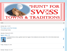 Tablet Screenshot of hunt4swiss.blogspot.com