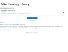 Tablet Screenshot of daftarburung2.blogspot.com