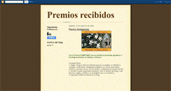 Desktop Screenshot of premiosrecibidosantiguomotero.blogspot.com