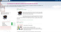 Desktop Screenshot of latihanilmiahsyariah.blogspot.com