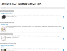 Tablet Screenshot of latihanilmiahsyariah.blogspot.com