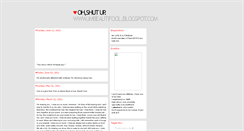 Desktop Screenshot of imbeautifool.blogspot.com
