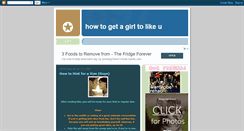 Desktop Screenshot of howtogetagirltolikeu.blogspot.com