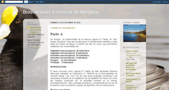 Desktop Screenshot of biodiversidadautoctonamza.blogspot.com