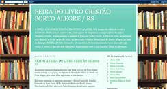 Desktop Screenshot of feiradolivrocristao.blogspot.com