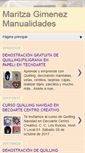 Mobile Screenshot of maritzagimenezmanualidades.blogspot.com