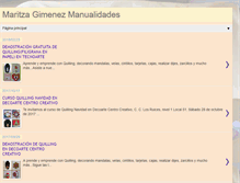 Tablet Screenshot of maritzagimenezmanualidades.blogspot.com