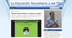 Desktop Screenshot of laeducaciontecnologica.blogspot.com