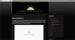 Desktop Screenshot of emergingpeoria.blogspot.com