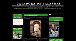 Desktop Screenshot of catadoradepalavras.blogspot.com