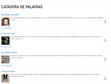 Tablet Screenshot of catadoradepalavras.blogspot.com