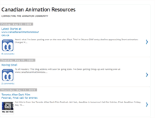 Tablet Screenshot of canadiananimationresources.blogspot.com